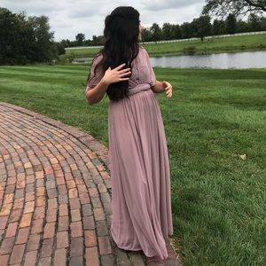 Birdy Grey Chicky Convertible Dress- Mauve- Large